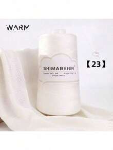Sợi tơ tằm Mulberry màu than chì, 300g, 1800m, thích hợp đan và móc áo vest, khăn choàng, áo len thủ công, sợi ren mùa xuân và mùa hè, mềm mại và thân thiện với da. - Thùng ren đám mây - Xem 18