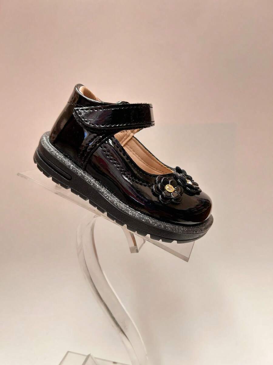 Black Patent Leather Shoe - Black - View 1