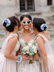 10 piezas Diadema Propuesta de Dama de Honor - Diadema, Adecuada para Regalos de Fiesta Individual, Accesorios para el Cabello de Boda (Diseño sin pérdida, Relleno de Caja de Regalo Romántica, Adecuado para Fiestas de Boda, Recuerdos de Novia DIY), Regalos de Fiesta Individual, Suministros para Fiestas de Boda, Fiestas de Cumpleaños, Temporada de Graduación. - Talla única para todos - Ver 4