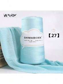 Sợi tơ tằm Mulberry màu than chì, 300g, 1800m, thích hợp đan và móc áo vest, khăn choàng, áo len thủ công, sợi ren mùa xuân và mùa hè, mềm mại và thân thiện với da. - Thùng ren đám mây - Xem 22