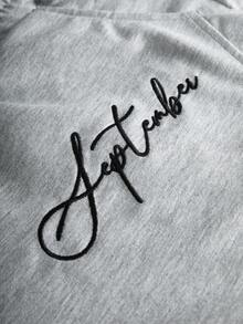 TOKVUE Spring Casual Men's Loose Shorts With Sakura Flower Print - Light Grey - View 4