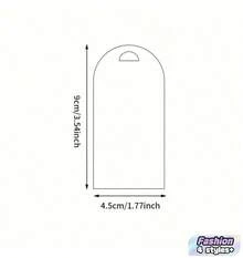 20pcs/30pcs/40pcs/60pcs Acrylic Blank Name Tags For Wedding Venue Cards, DIY Hanging Seat Cards, Wedding Decor - no ribbon - View 4