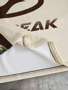 AXEPEAK 男士休闲时尚街头风T恤和裤子套装 - 彩色 - 查看 4