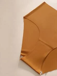 4 chiếc quần lót nữ tối giản, không đường may, cạp trung - Nhiều màu - Xem 7