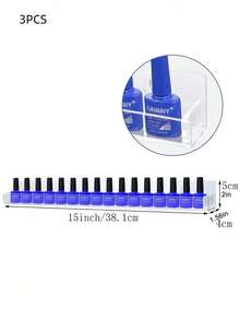 1 chiếc giá đựng sơn móng tay treo tường bằng acrylic trong suốt 6 tầng, đường kính 15 inch, tiết kiệm không gian, chứa được 66-90 chai, kệ nổi đa chức năng cho gia đình, salon, phòng tắm, bàn trang điểm, dụng cụ làm móng và làm đẹp. - Trong sáng - Xem 15