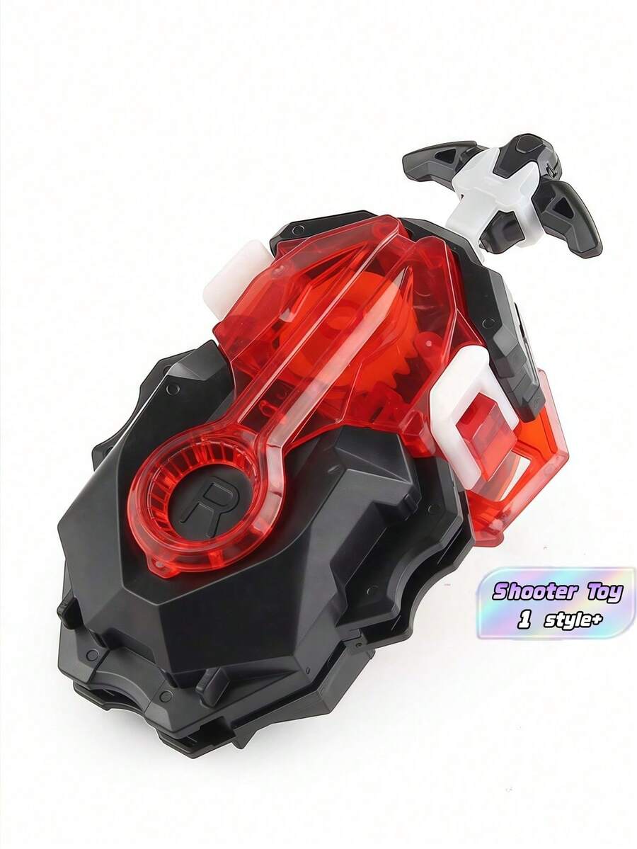 Burst Launcher B-184 双旋转左右射击器 Pro 系列带防滑手柄，兼容所有陀螺战士锦标赛级炸药战斗黑色 - 黑色 - 查看 1