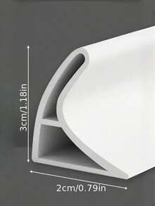 1 Foldable Self Adhesive Shower Threshold Water Stopper Strip Bathroom Sink Edge Seal For Dry Wet Separation Must Have Accessory - 2*3 - View 16
