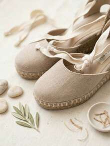 Women Wedges & Platform - Beige - View 4