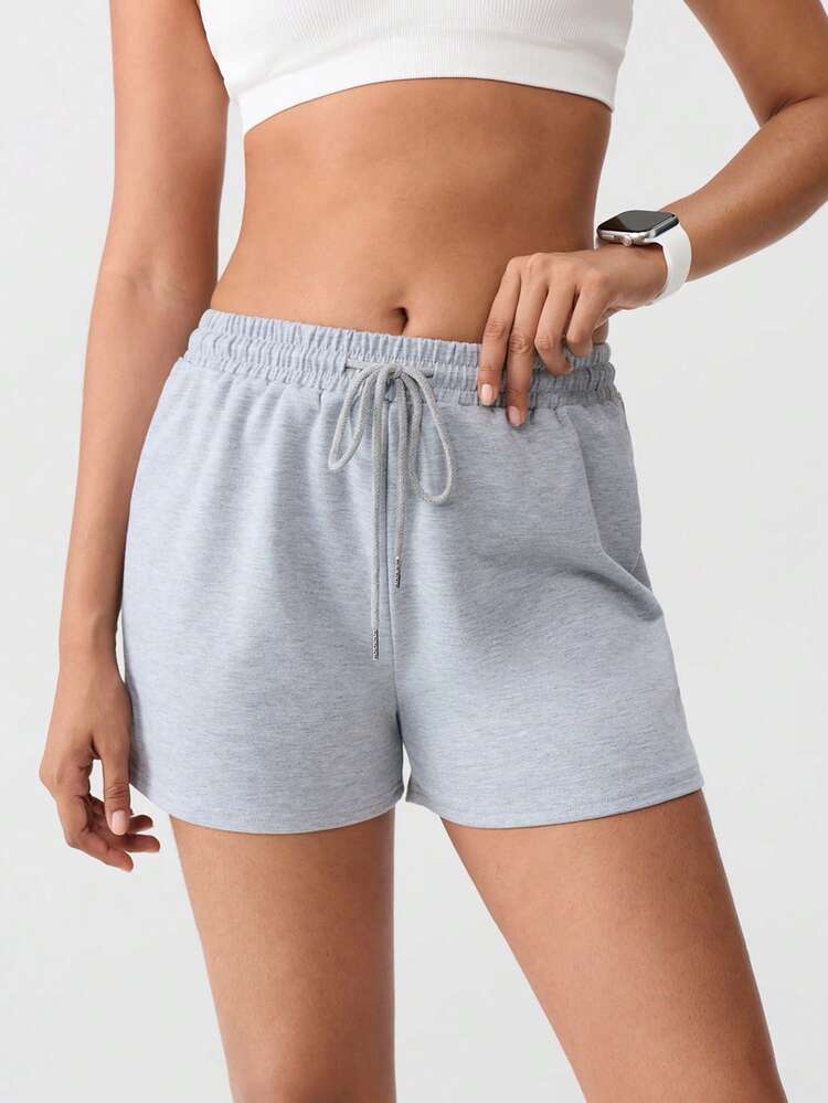 LOUNGEISTA 3 Packs Solid Elastic Waist Knotted Relaxed Athletic Shorts Sleep Shorts, Vacation, Breezy Comfort Fall Clothes, - Multicolor - View 10