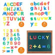 MINKOJA MINKOJA Children's Educational Magnetic Stickers - Letter And Number Fridge Magnets, Learning Toys For Boys And Girls Aged 3 , Kids Toys - Children's Holiday And Birthday Gifts - Multicolor - View 11