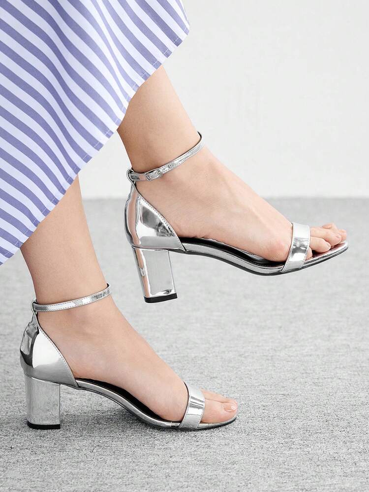 CUCCOO BIZCHIC Women Shoes Spring And Summer New Round Toe PU Surface. Hollow Ankle Strap Buckle Word With Toe Heel Sandals. Romantic Elegance Temperament Simple Sexy High Heel Paint Heel Dress Shoes Valentine's Day. Dating Party, Fashionable Sexy/Club Wear, Suitable For Christmas. Spring Summer Four Seasons Workplace Festival Street Popular Classic Sandals Elegant Temperament Women's Shoes Thick Heels. Bad Girl Night Out Pumps Summer Shoes