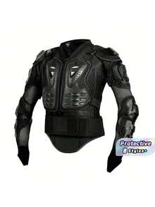 Motorcycle Armor Motorcycle Off Road Chest And Back Protection Motorcycle Protection Riding Motorcycle Off Road Jacket Protection - Black - View 1