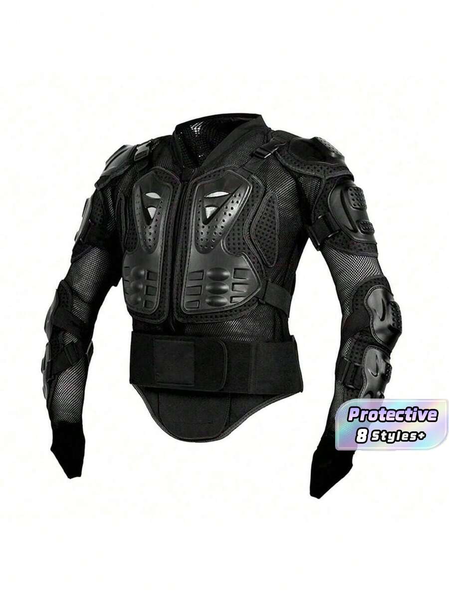 Motorcycle Armor Motorcycle Off Road Chest And Back Protection Motorcycle Protection Riding Motorcycle Off Road Jacket Protection - Black - View 1