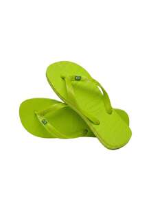 Havaianas Brasil Women's Flip-Flops Lime Green 4000032 - Lime Green/Lime Green - View 3