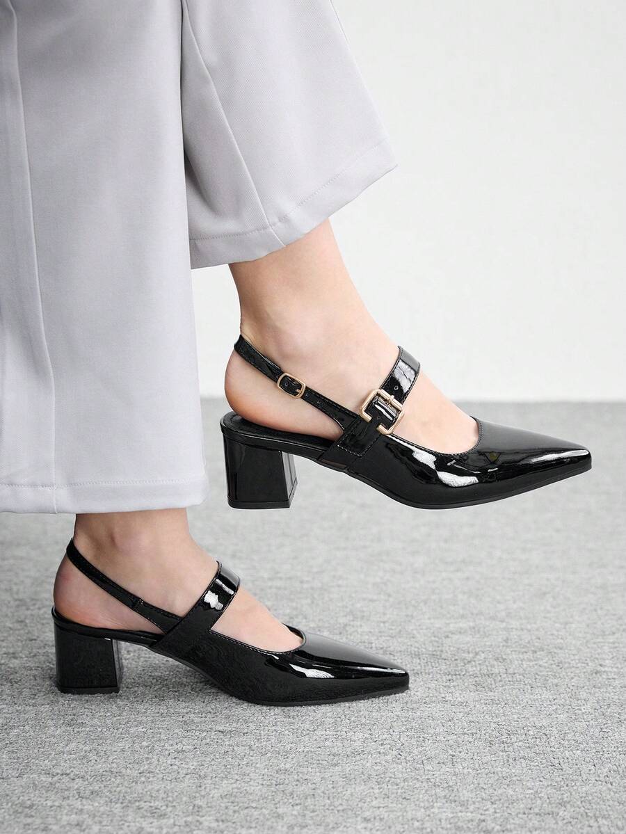 CUCCOO BIZCHIC Giày cao gót thời trang nữ - màu đen - Xem 1