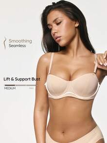 SHAPORA 3pcs/Set Women's Underwire Bras - Multicolor - View 2