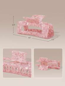 GLOWMODE 1 包 EverydayGrip 轻便耐用大号强力抓力发夹，适用于健身房锻炼、休闲日常使用 - 粉色 - 查看 5