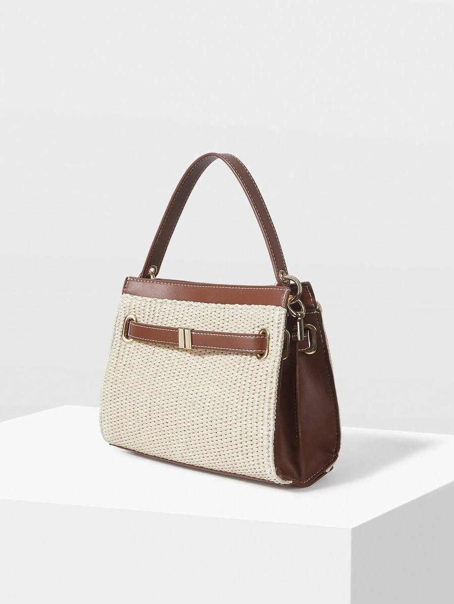 WOMEN'S HANDBAGS, EXQUISITE MINIMALIST COMMUTER VACATION SHOULDER BAGS - Apricot - View 2