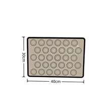 Thảm nướng silicon chống dính dành cho bánh Macaron, bộ dụng cụ nướng hoàn hảo cho bánh Macaron, bánh ngọt, bánh kem và bánh mì. - Xám - Xem 6