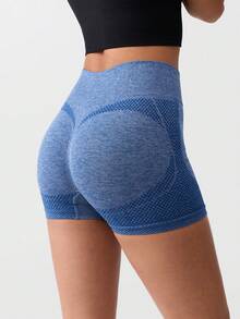 Loungeista 4pcs/Pack Women's High Waisted Yoga Shorts, Lifting & Comfortable - Baby Pink - View 7