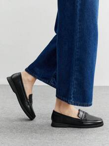 CUCCOO BIZCHIC Women's Casual Commuting Fashion Loafers - Black - View 7
