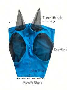 1pc Lightweight New Style Horse Face Mask, Breathable Anti-Mosquito Horse Head Cover, New Horse Head Mask - Multicolor - View 3