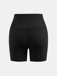 SHEIN Girlism 少女修身休闲舒适宽腰纯色三件套（含短裤） - 彩色 - 查看 5