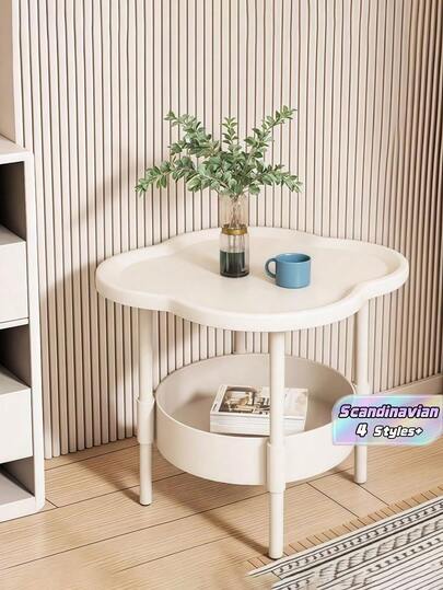1 Stück skandinavischer moderner Couchtisch, beweglicher Beistelltisch, multifunktionales Möbelstück, Cottage-Kern Weihnachtsdekoration für Zuhause, Wohnzimmer Akzent, Urlaubsgeschenkidee, Strumpffüller