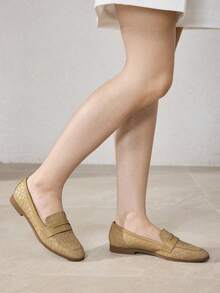 MOTF ZAPATOS PLANOS CASUALES, CÓMODOS Y VERSÁTILES PARA MUJERES PARA NAVIDAD - Arroz albaricoque - Ver 8