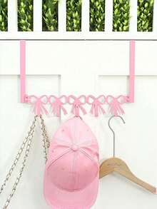 Space Saving Door Hook Organizer, 5 Hook Over The Door Hanger Rack For Bedroom Bathroom, Heavy Duty Multi-Functional Wall Coat And Towel Holder, No Drilling Storage Rack For Bags And Robes - Multicolor - View 9