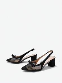 Eladyva Giày bốt cao gót mũi nhọn xếp ly thời trang nữ, bốt cổ ngắn ôm sát 10cm bằng da lộn, kiểu dáng thanh lịch, chống trơn trượt, thích hợp cho hoạt động ngoài trời, hoàn hảo khi phối cùng áo khoác cardigan/áo len, giày cao gót nữ, trang phục mùa hè sang trọng. - màu đen - Xem 5