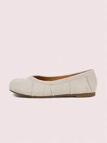 CUCCOO DOLLMOD Giày búp bê nữ xẻ ngón, giày khiêu vũ buộc dây chéo cổ điển kiểu retro cho mùa xuân và lễ Phục sinh. - Tro gạo - Xem 8