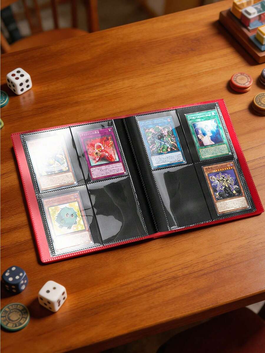MINKOJA MINKOJA Álbum de colección de tarjetas con capacidad para 360 tarjetas en 9 bolsillos, estilo de tapa abatible, adecuado para coleccionar tarjetas PTCG/YGO/fotos/juegos, regalo ideal - Multicolor - Ver 1