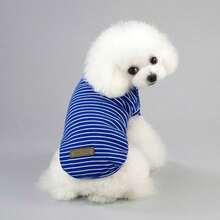 宠物春季新款狗狗服装 动物用品 宠物服装 狗狗背心 猫咪T恤 泰迪熊套装 小型动物服装 休闲酷炫背心 狗狗服装 猫咪服装 春夏两季新款背心 - 彩色 - 查看 32