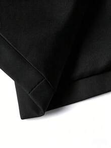 Manfinity Mode Bộ vest công sở nam mùa xuân/hè dành cho quý ông trưởng thành, gồm áo khoác và quần tây. - màu đen - Xem 5