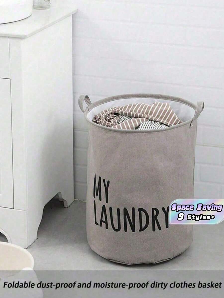 1PC Large Size Waterproof Foldable Japanese Style Fabric Clothing Storage Basket For Home Toys Laundry Organization Multipurpose Clothes Container Organizer For Bedroom Living Room White T Shirt Women Black Pants Women Ladies Winter Clothes Dress Home Decor Room Decor Bedroom Decor Festival Decor Organizer Home Storage - Multicolor - View 1