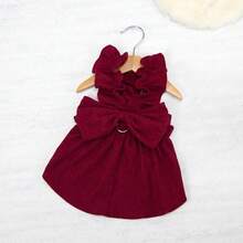 PETSIN 狗狗服装、猫咪服装、动物裙装、宠物春夏新品系列、幼犬连衣裙、公主风百搭连衣裙、条纹印花、小型动物服装、清凉防晒霜 - 彩色 - 查看 33