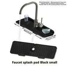 1PC Heavy Duty Anti-Slip Sink Mat With 5° Drainage Angle - Foldable Gray/Black Design, Easy To Clean Silicone Material, Suitable For Sink, Dishwasher And Washing Machine - Multicolor - View 12