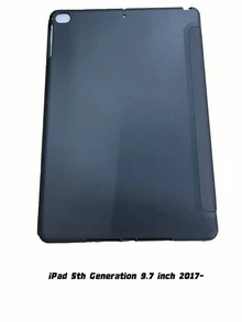 Ốp lưng máy tính bảng mềm chống sốc, tương thích với iPad, thiết kế siêu mỏng với chân đế thông minh và chức năng tự động bật/tắt màn hình, chất liệu da TPU, tương thích với Apple Mini 4/5/6, 9.7/10.2/10.5 inch, Air 4/5/6, thế hệ thứ 10, 10.9 inch, Pro 11 inch, Air 11 (M2), Air 13 và Pro 11 (M4) - Màu đen - màu đen - Xem 22