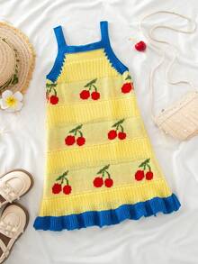 Young Girls Cover Ups - Yellow - View 10