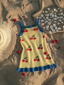 Young Girls Cover Ups - Yellow - View 4