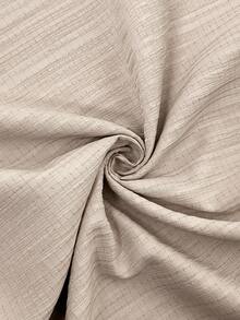 SHEIN LUNE CURVE Plus Size Summer Casual Solid Color Ruffle Hem Camisole Dress - Khaki - View 3