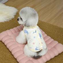 宠物春季新款狗狗服装 动物用品 宠物服装 狗狗背心 猫咪T恤 泰迪熊套装 小型动物服装 休闲酷炫背心 狗狗服装 猫咪服装 春夏两季新款背心 - 彩色 - 查看 20