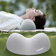 1pc Neck Support Pillow, Memory Foam Pillow For Sleeping, Cervical Spine Protection Pillow For Men And Women, Traction Pillow For Back And Neck - multicolor - View 12