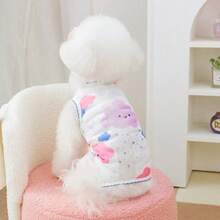 PETSIN 宠物服装、狗狗服装、猫咪服装、休闲连体衣、春夏新款小型动物连体衣、防滑扣连体服、宠物用品、休闲连体衣 - 彩色 - 查看 28