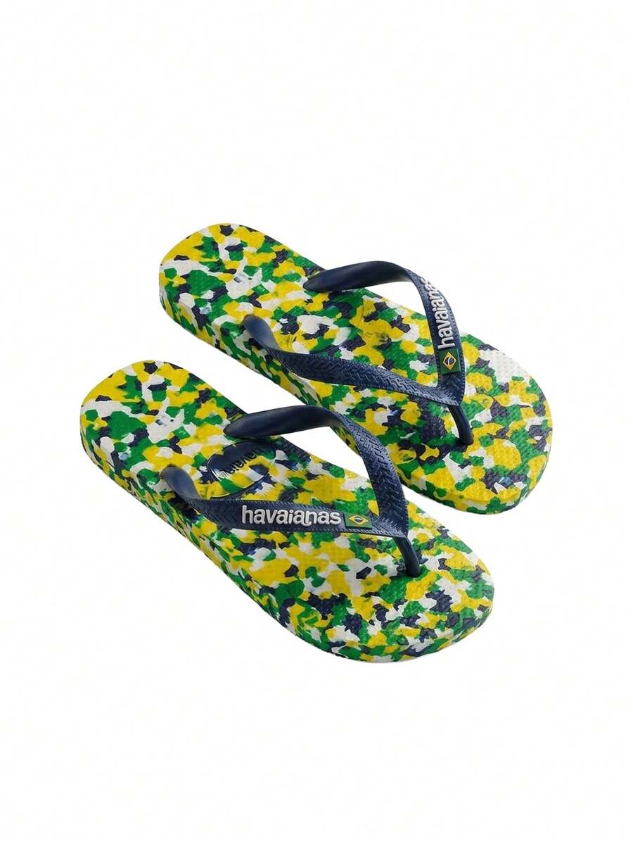 Brasil Tech Ii Women's Flip-Flops White/Green 4147965 - White/Navy Blue - View 1