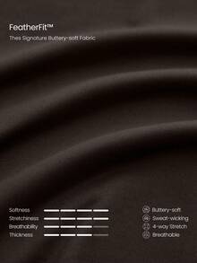 GLOWMODE 8" Plus Size FeatherFit™ All Day Sculpt Buttery-Soft High Rise Biker Shorts With Side Pockets Yoga Pilates Studio Daily Wear - Coffee Brown - View 6