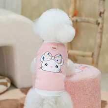PETSIN Pet Spring New Dog Clothes Animal Supplies Pet Clothing Dog Tank Top Cat T-Shirt Teddy Outfits Small Animal Attire Casual Cool Tank Top Dog Clothes Cat Clothes Two-Season Spring & Summer New Tank Top - Multicolor - View 32