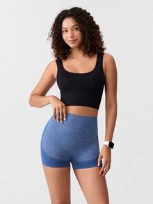 Loungeista 4pcs/Pack Women's High Waisted Yoga Shorts, Lifting & Comfortable - Baby Pink - View 3