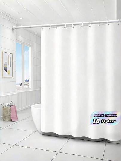 1 chiếc rèm tắm bằng polyester chống thấm nước, chống nấm mốc, dễ lau chùi, màu trơn, có sẵn, dùng cho phòng tắm, khách sạn, vách ngăn phòng tắm, nhà ở. Rèm tắm chống thấm nước, chống nấm mốc, rèm polyester trang trí phòng tắm.